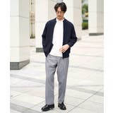 【洗濯機で洗える】ポリエステルリブニットジップアップカーディガン | a.v.v【MEN】 | 詳細画像48 