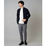 【洗濯機で洗える】ポリエステルリブニットジップアップカーディガン | a.v.v【MEN】 | 詳細画像5 