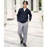 【洗濯機で洗える】ポリエステルリブニットジップアップカーディガン | a.v.v【MEN】 | 詳細画像51 