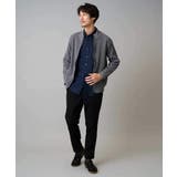 【洗濯機で洗える】ポリエステルリブニットジップアップカーディガン | a.v.v【MEN】 | 詳細画像7 