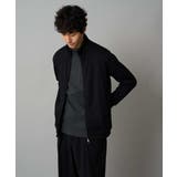 アゼダブルフェイススタンドカラーカーディガン | a.v.v【MEN】 | 詳細画像1