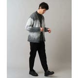 ボカシ柄起毛シャギーワイドカーディガン | a.v.v【MEN】 | 詳細画像10