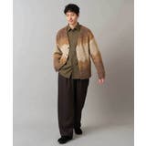 ボカシ柄起毛シャギーワイドカーディガン | a.v.v【MEN】 | 詳細画像3