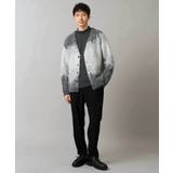 ボカシ柄起毛シャギーワイドカーディガン | a.v.v【MEN】 | 詳細画像8