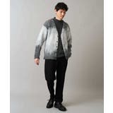 ボカシ柄起毛シャギーワイドカーディガン | a.v.v【MEN】 | 詳細画像9