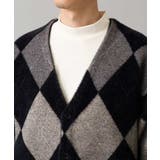 【洗濯で洗える】シャギーアーガイルワイドシルエットカーディガン | a.v.v【MEN】 | 詳細画像19