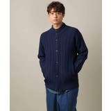 【春先まで使える】ケーブル柄スタンドカラーカーディガン | a.v.v【MEN】 | 詳細画像23