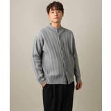 【春先まで使える】ケーブル柄スタンドカラーカーディガン | a.v.v【MEN】 | 詳細画像28