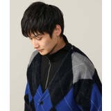 【肌触りなめらか】アーガイル柄シャギーニットカーディガン(厚手) | a.v.v【MEN】 | 詳細画像23