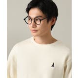 【春まで使える】エッフェル刺繍ボートネックニット | a.v.v【MEN】 | 詳細画像1 