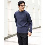 【春まで使える】エッフェル刺繍ボートネックニット | a.v.v【MEN】 | 詳細画像18 