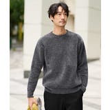 【手洗い】モールクルーネックニット | a.v.v【MEN】 | 詳細画像1