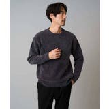 【手洗い】モールクルーネックニット | a.v.v【MEN】 | 詳細画像35
