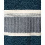 【洗濯機で洗える】モールランダムボーダークルーネックニット | a.v.v【MEN】 | 詳細画像52 