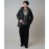 【洗える】モール求心柄クルーネックニット | a.v.v【MEN】 | 詳細画像18 