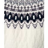 【洗える】モール求心柄クルーネックニット | a.v.v【MEN】 | 詳細画像33 