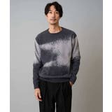 【洗濯機で洗える】モールジャカードボカシ柄ニット | a.v.v【MEN】 | 詳細画像10