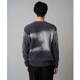 【洗濯機で洗える】モールジャカードボカシ柄ニット | a.v.v【MEN】 | 詳細画像13