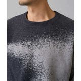 【洗濯機で洗える】モールジャカードボカシ柄ニット | a.v.v【MEN】 | 詳細画像14