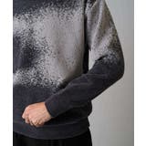 【洗濯機で洗える】モールジャカードボカシ柄ニット | a.v.v【MEN】 | 詳細画像15