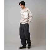 【洗濯機で洗える】モールジャカードボカシ柄ニット | a.v.v【MEN】 | 詳細画像4