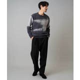 【洗濯機で洗える】モールジャカードボカシ柄ニット | a.v.v【MEN】 | 詳細画像8