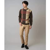 【洗濯機で洗える】チェックジャカードクルーネックニット | a.v.v【MEN】 | 詳細画像6