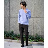 【洗濯機で洗える】ジャカードクルーネックニット | a.v.v【MEN】 | 詳細画像11 