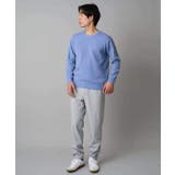 【洗濯機で洗える】ジャカードクルーネックニット | a.v.v【MEN】 | 詳細画像15 