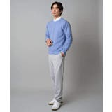 【洗濯機で洗える】ジャカードクルーネックニット | a.v.v【MEN】 | 詳細画像18 