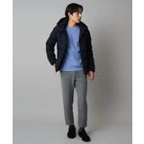 【洗濯機で洗える】ジャカードクルーネックニット | a.v.v【MEN】 | 詳細画像19 