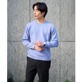 【洗濯機で洗える】ジャカードクルーネックニット | a.v.v【MEN】 | 詳細画像32 