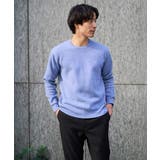 【洗濯機で洗える】ジャカードクルーネックニット | a.v.v【MEN】 | 詳細画像33 