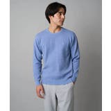 【洗濯機で洗える】ジャカードクルーネックニット | a.v.v【MEN】 | 詳細画像36 
