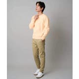 【洗濯機で洗える】ジャカードクルーネックニット | a.v.v【MEN】 | 詳細画像4 