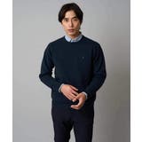 【洗濯機で洗える】ジャカードクルーネックニット | a.v.v【MEN】 | 詳細画像42 