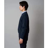 【洗濯機で洗える】ジャカードクルーネックニット | a.v.v【MEN】 | 詳細画像43 