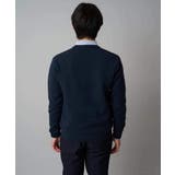 【洗濯機で洗える】ジャカードクルーネックニット | a.v.v【MEN】 | 詳細画像44 