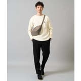 【洗濯機で洗える】ワンポイント刺繍ボートネックニット | a.v.v【MEN】 | 詳細画像12