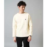 【洗濯機で洗える】ワンポイント刺繍ボートネックニット | a.v.v【MEN】 | 詳細画像22