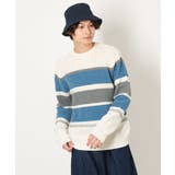 【洗濯機で洗える】大人ボーダークルーネックニット | a.v.v【MEN】 | 詳細画像18