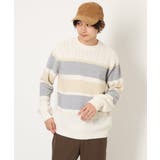 【洗濯機で洗える】大人ボーダークルーネックニット | a.v.v【MEN】 | 詳細画像20