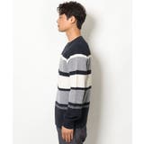 【洗濯機で洗える】大人ボーダークルーネックニット | a.v.v【MEN】 | 詳細画像26