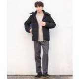 【洗濯機で洗える】アラン編みモックネックニット | a.v.v【MEN】 | 詳細画像16
