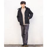 【洗濯機で洗える】アラン編みモックネックニット | a.v.v【MEN】 | 詳細画像17