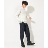 【洗濯機で洗える】アラン編みモックネックニット | a.v.v【MEN】 | 詳細画像20