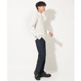 【洗濯機で洗える】アラン編みモックネックニット | a.v.v【MEN】 | 詳細画像21