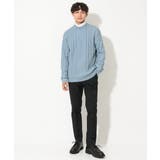 【洗濯機で洗える】アラン編みモックネックニット | a.v.v【MEN】 | 詳細画像7