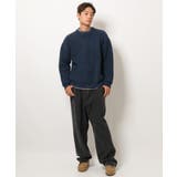 【ユニセックス】ふわ軽クルーネックニット | a.v.v【MEN】 | 詳細画像32