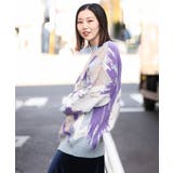 【洗濯機で洗える】スプラッシュ柄クルーネックニット | a.v.v【MEN】 | 詳細画像12 
